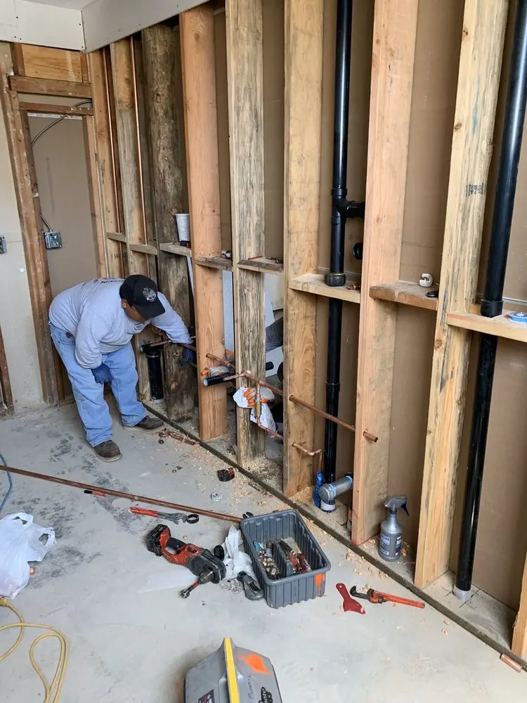 Commercial rough-in plumbing for Gas Line Repair in Orchard Bridge